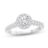 Thumbnail Image 0 of Diamond Engagement Ring 1-1/6 ct tw Round-cut 14K White Gold