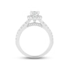 Thumbnail Image 3 of Diamond Engagement Ring 1-1/6 ct tw Princess & Round-cut 14K White Gold