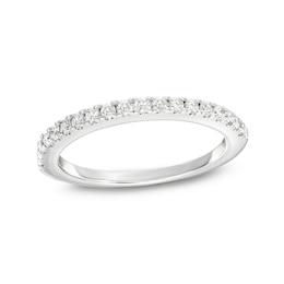 Diamond Wedding Band 1/3 ct tw Round-cut 14K White Gold