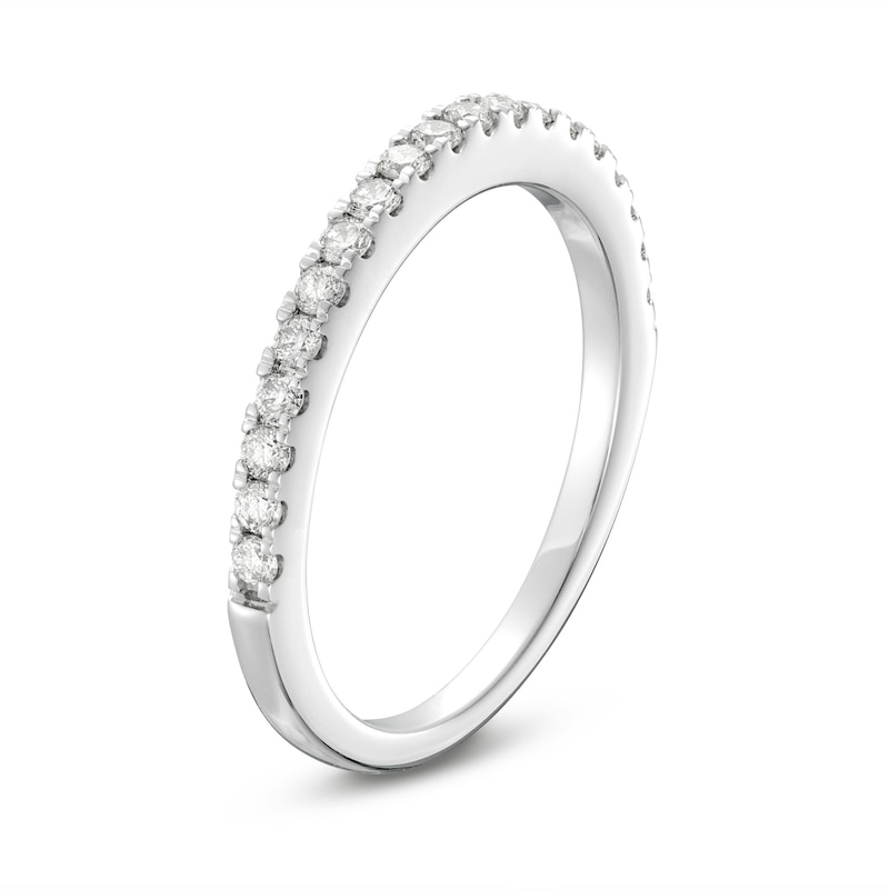 Main Image 2 of Diamond Wedding Band 1/3 ct tw Round-cut 14K White Gold