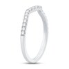 Thumbnail Image 2 of Now + Forever The Kiss Diamond Wedding Band 1/4 ct tw Round-cut Platinum