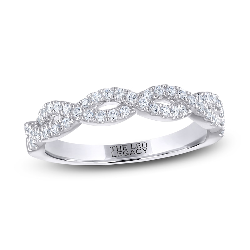 THE LEO Legacy Lab-Created Diamond Wedding Band 1/3 ct tw 14K White Gold