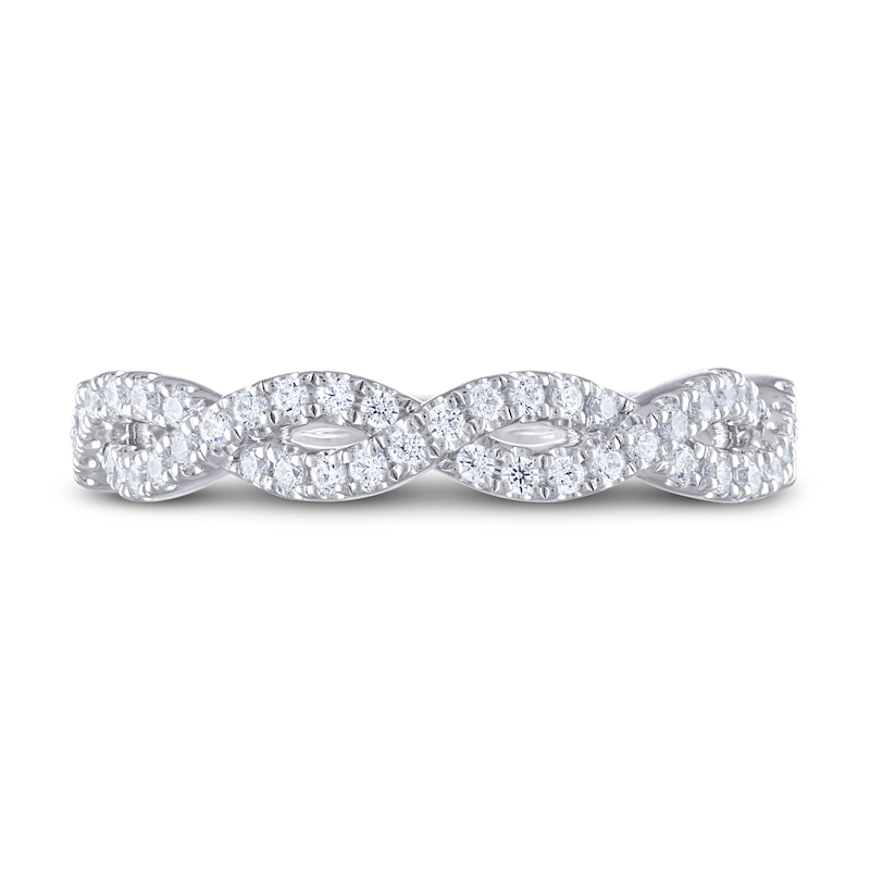 THE LEO Legacy Lab-Created Diamond Wedding Band 1/3 ct tw 14K White Gold