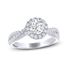 THE LEO Legacy Lab-Created Diamond Engagement Ring 1-3/8 ct tw 14K White Gold
