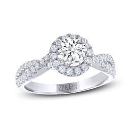 THE LEO Legacy Lab-Created Diamond Engagement Ring 1-3/8 ct tw 14K White Gold