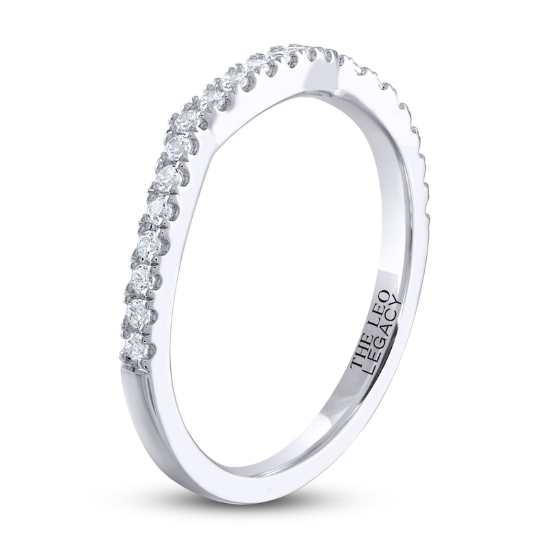 THE LEO Legacy Lab-Created Diamond Wedding Band 1/4 ct tw 14K White Gold