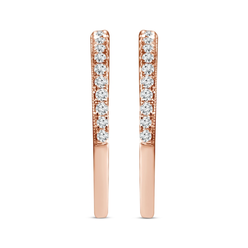 Main Image 2 of Now + Forever Diamond Double Wedding Band 1/2 ct tw Round-cut 14K Rose Gold