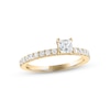 Thumbnail Image 1 of Now + Forever Diamond Engagement Ring 5/8 ct tw Princess & Round-cut 14K Yellow Gold