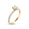 Thumbnail Image 2 of Now + Forever Diamond Engagement Ring 5/8 ct tw Princess & Round-cut 14K Yellow Gold