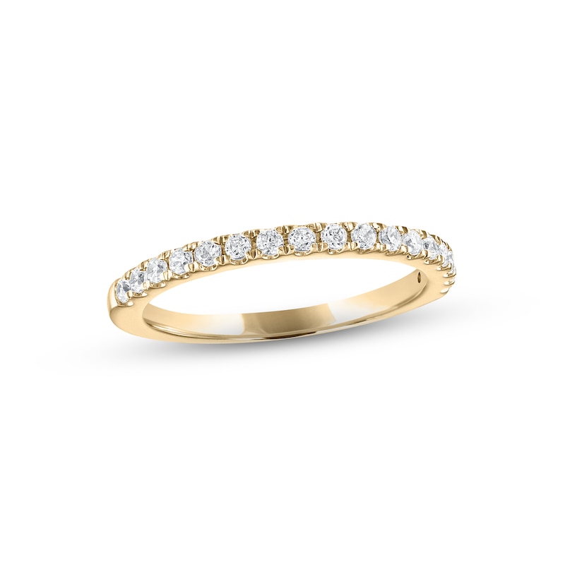 Diamond Wedding Band 1/4 ct tw Round-cut 14K Yellow Gold