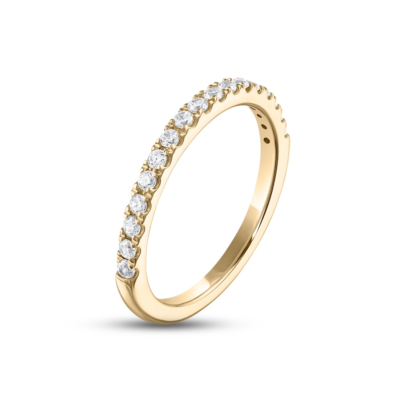 Diamond Wedding Band 1/4 ct tw Round-cut 14K Yellow Gold