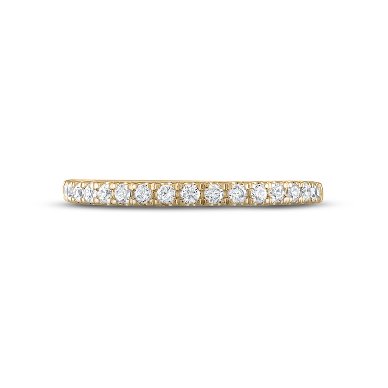 Diamond Wedding Band 1/4 ct tw Round-cut 14K Yellow Gold