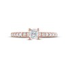 Thumbnail Image 3 of Now + Forever Diamond Engagement Ring 5/8 ct tw Princess & Round-cut 14K Rose Gold