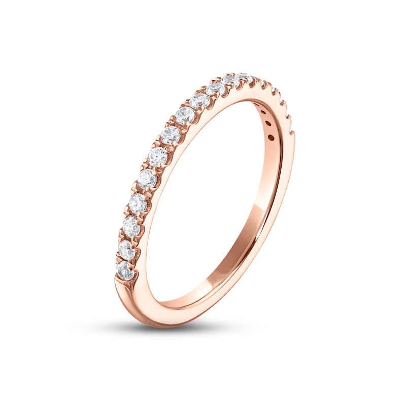 Main Image 2 of Now + Forever Diamond Wedding Band 1/4 ct tw Round-cut 14K Rose Gold