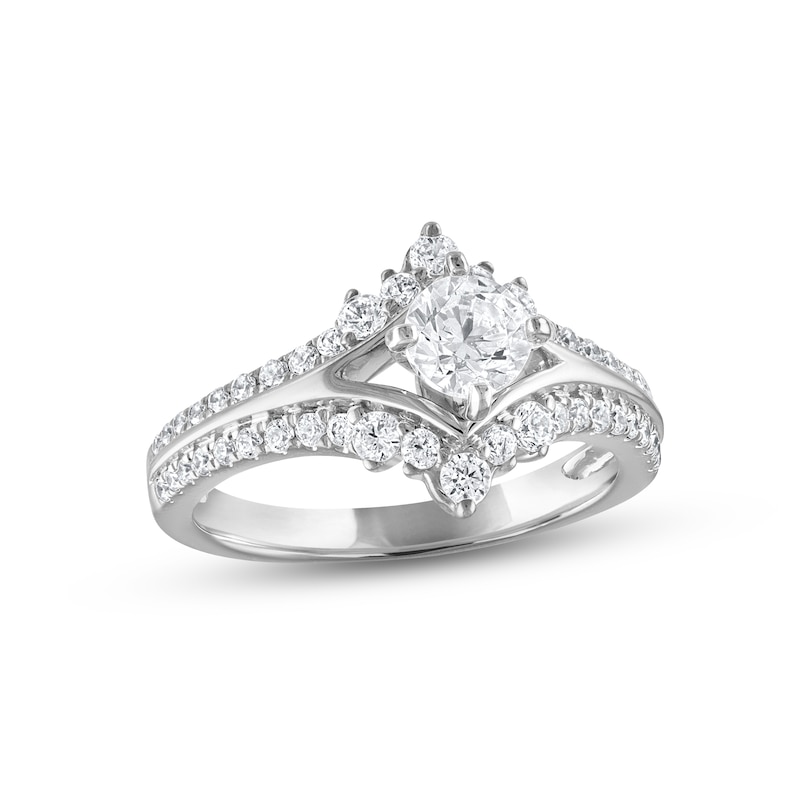 Main Image 1 of Now + Forever Diamond Engagement Ring 1 ct tw Round-cut 14K White Gold