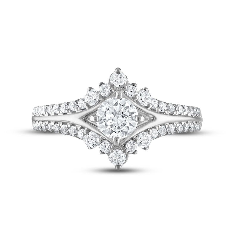 Main Image 3 of Now + Forever Diamond Engagement Ring 1 ct tw Round-cut 14K White Gold