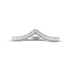 Thumbnail Image 3 of Now + Forever Diamond Wedding Band 1/8 ct tw Round-cut 14K White Gold