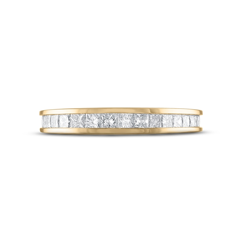 Main Image 3 of Now + Forever Diamond Wedding Band 3/4 ct tw Princess-cut 14K Yellow Gold