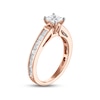 Thumbnail Image 1 of Diamond Engagement Ring 1-1/4 ct tw Princess-cut 14K Rose Gold