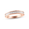 Thumbnail Image 0 of Diamond Wedding Band 3/4 ct tw Princess-cut 14K Rose Gold