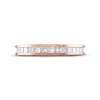 Thumbnail Image 3 of Now + Forever Diamond Wedding Band 3/4 ct tw Princess-cut 14K Rose Gold