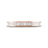 Thumbnail Image 2 of Diamond Wedding Band 3/4 ct tw Princess-cut 14K Rose Gold