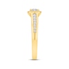 Thumbnail Image 2 of Now + Forever Diamond Engagement Ring 5/8 ct tw Princess & Round-cut 14K Yellow Gold