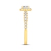 Thumbnail Image 2 of Now + Forever Diamond Engagement Ring 5/8 ct tw Princess & Round-cut 14K Yellow Gold