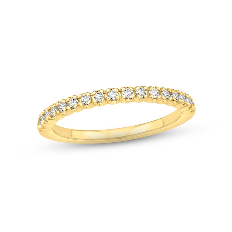 Main Image 1 of Now + Forever Diamond Wedding Band 1/4 ct tw Round-cut 14K Yellow Gold