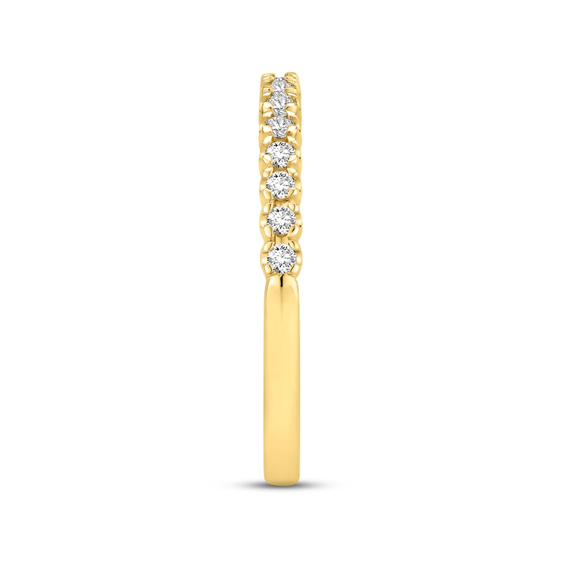 Main Image 2 of Now + Forever Diamond Wedding Band 1/4 ct tw Round-cut 14K Yellow Gold