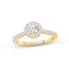 Thumbnail Image 0 of Diamond Engagement Ring 7/8 ct tw Round-cut 14K Two-Tone Gold