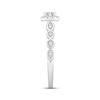Thumbnail Image 2 of Now + Forever Diamond Engagement Ring 3/8 ct tw Princess & Round-cut 10K White Gold