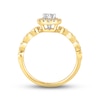 Thumbnail Image 2 of Diamond Engagement Ring 3/8 ct tw Round-cut 10K Two-Tone Gold