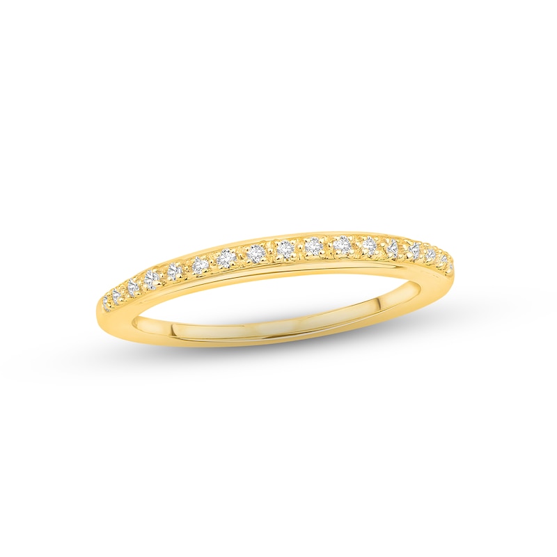 Main Image 1 of Now + Forever Diamond Wedding Band 1/10 ct tw Round-cut 14K Yellow Gold