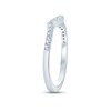Thumbnail Image 1 of Diamond Wedding Band 1/6 ct tw Round-cut 14K White Gold