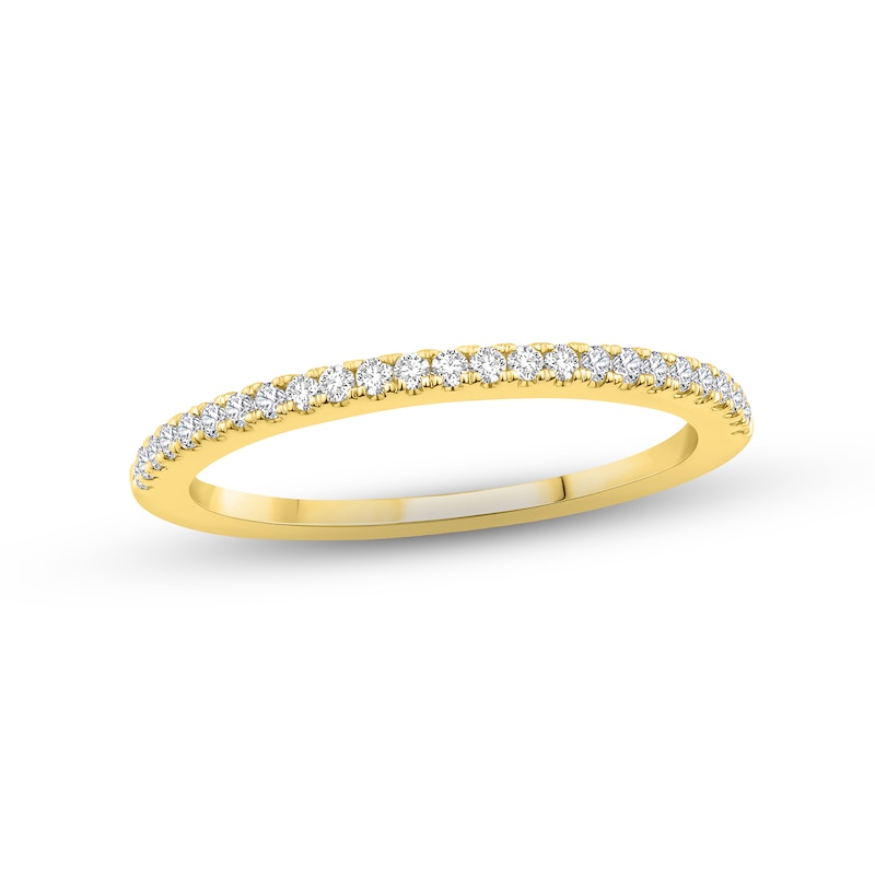 Main Image 1 of Now + Forever Diamond Wedding Band 1/6 ct tw Round-cut 14K Yellow Gold
