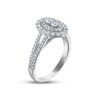 Forever Connected Multi-Diamond Engagement Ring 1 ct tw Round-cut 14K White Gold