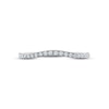 Forever Connected Diamond Wedding Band 1/4 ct tw Round-cut 14K White Gold