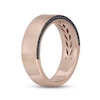 Thumbnail Image 1 of Neil Lane Men's Black Diamond Wedding Band 1/5 ct tw 14K Rose Gold