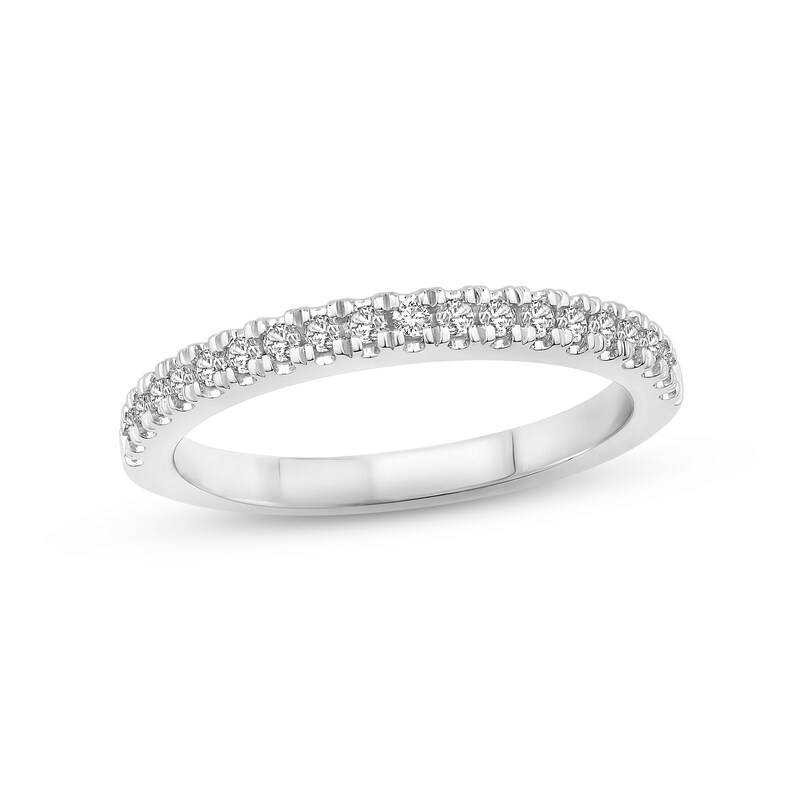 Diamond Wedding Band 1/6 ct tw Round-cut 14K White Gold