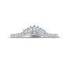 Thumbnail Image 2 of Diamond Wedding Band 1/5 ct tw Baguette & Round-cut 14K White Gold