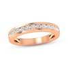 Thumbnail Image 0 of Diamond Wedding Band 1/2 ct tw Round-cut 14K Rose Gold