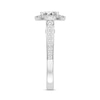 Thumbnail Image 2 of Now + Forever Diamond Halo Engagement Ring 1 ct tw Oval & Round-cut 14K White Gold