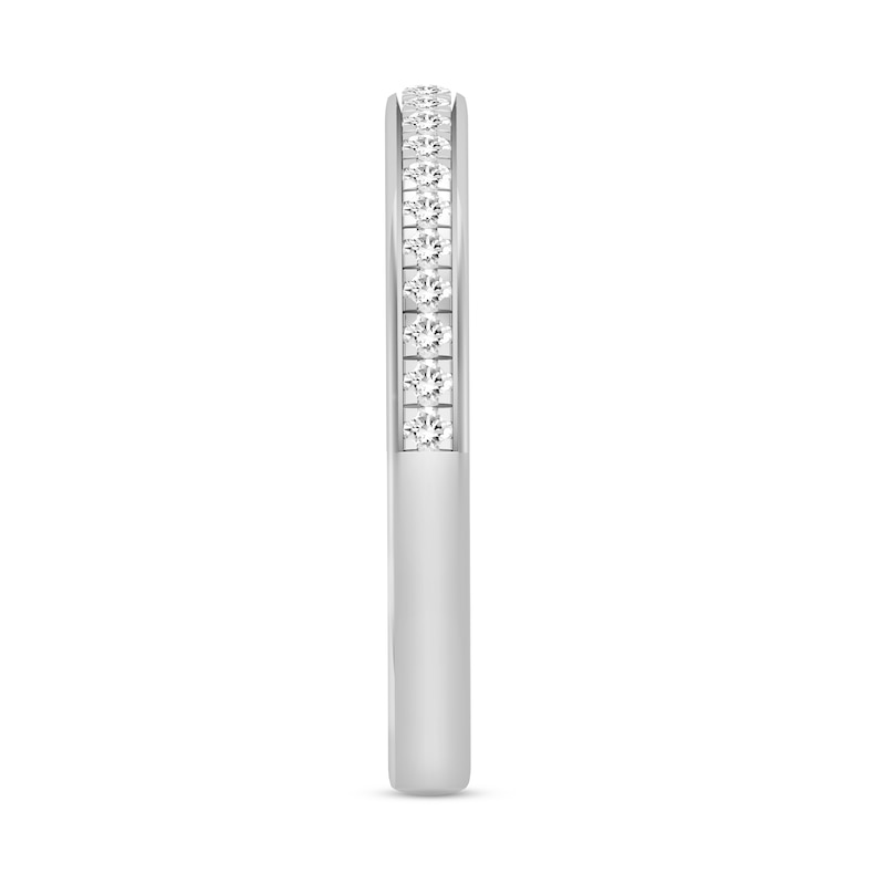 Diamond Wedding Band 1/5 ct tw Round-cut 14K White Gold