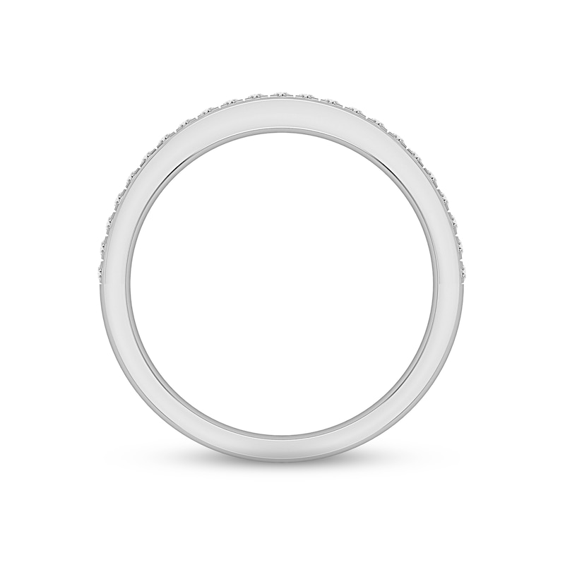 Diamond Wedding Band 1/5 ct tw Round-cut 14K White Gold