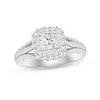 Thumbnail Image 0 of Diamond Engagement Ring 1-1/5 ct tw Princess & Round-cut 14K White Gold