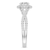 Thumbnail Image 1 of Diamond Engagement Ring 1 ct tw Oval & Round-cut 14K White Gold