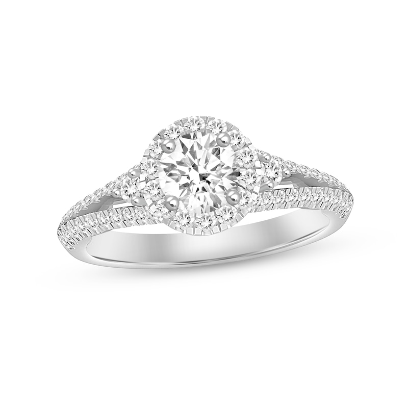 Main Image 1 of Now + Forever Diamond Engagement Ring 1-1/5 ct tw Round-cut 14K White Gold