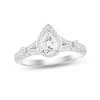 Thumbnail Image 0 of Diamond Engagement Ring 1 ct tw Pear & Round-cut 14K White Gold