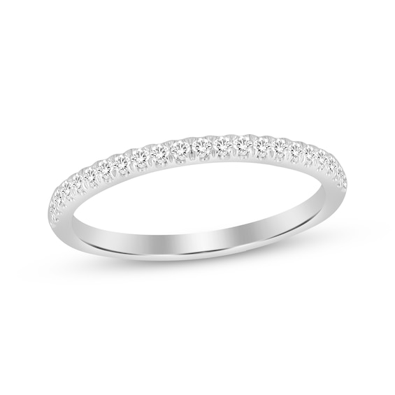 Diamond Wedding Band 1/5 ct tw 14K White Gold